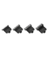 Andis Snap-On Blade Attachment Combs 4 Trimmer Guides