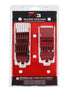 BaBylissPRO FX3 Replacement Clipper Guards "Red"