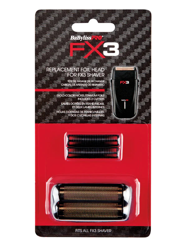 BaBylissPRO FX3 Black Shaver Replacement Foil and Cutter