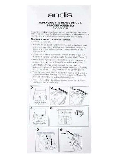 Andis Replacement Drive/Bracket