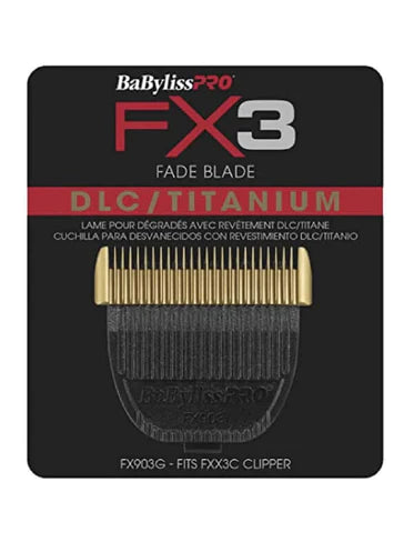 BaBylissPRO DLC/Titanium Replacement Fade Blade - Gold