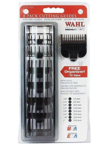 Wahl 8 Pack Cutting Guides Black