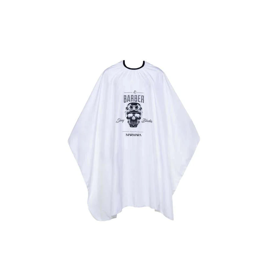 Marmara Barber Cape White Skull