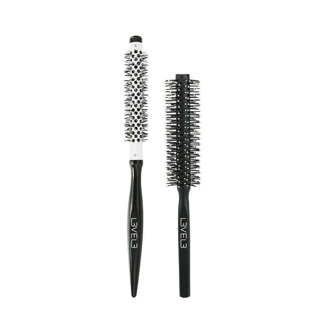 L3VEL3 Round Brush Set - 2 Pcs