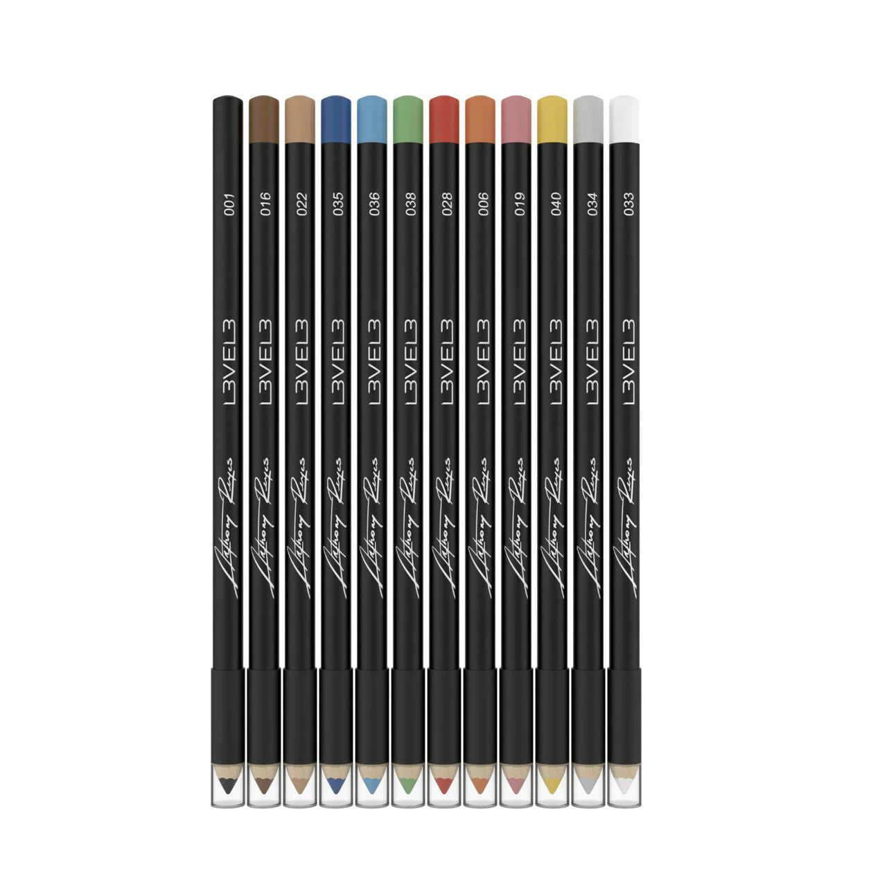 L3VEL3 Pencils Assorted Colors 12pc