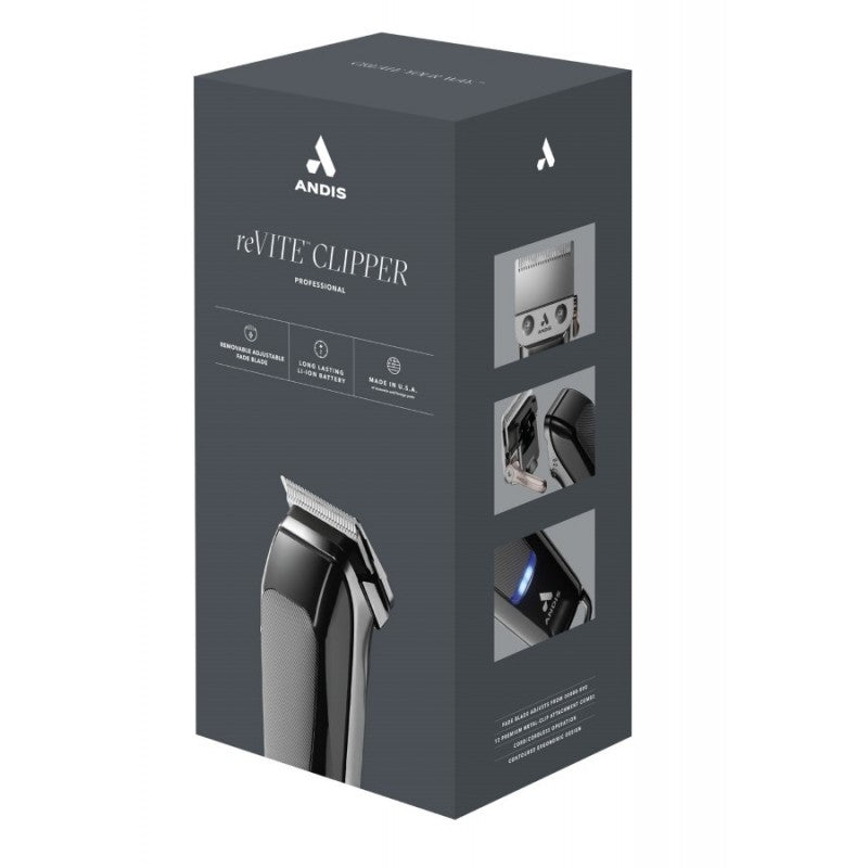 ANDIS REVITE CLIPPER W/ FADE BLADE - BLACK