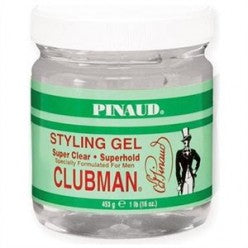 CLUBMAN SUPER CLEAR SUPERHOLD GEL 16OZ