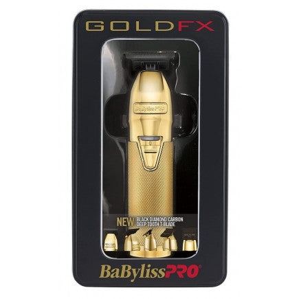 BabylissPro Gold Lithium Outliner Trimmer W/DLC Blade