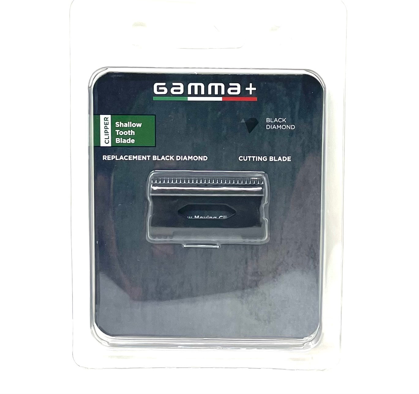 GAMMA+ BLACK DIAMOND DLC REPLACEMENT SHALLOW TOOTH CLIPPER MOVING BLADE