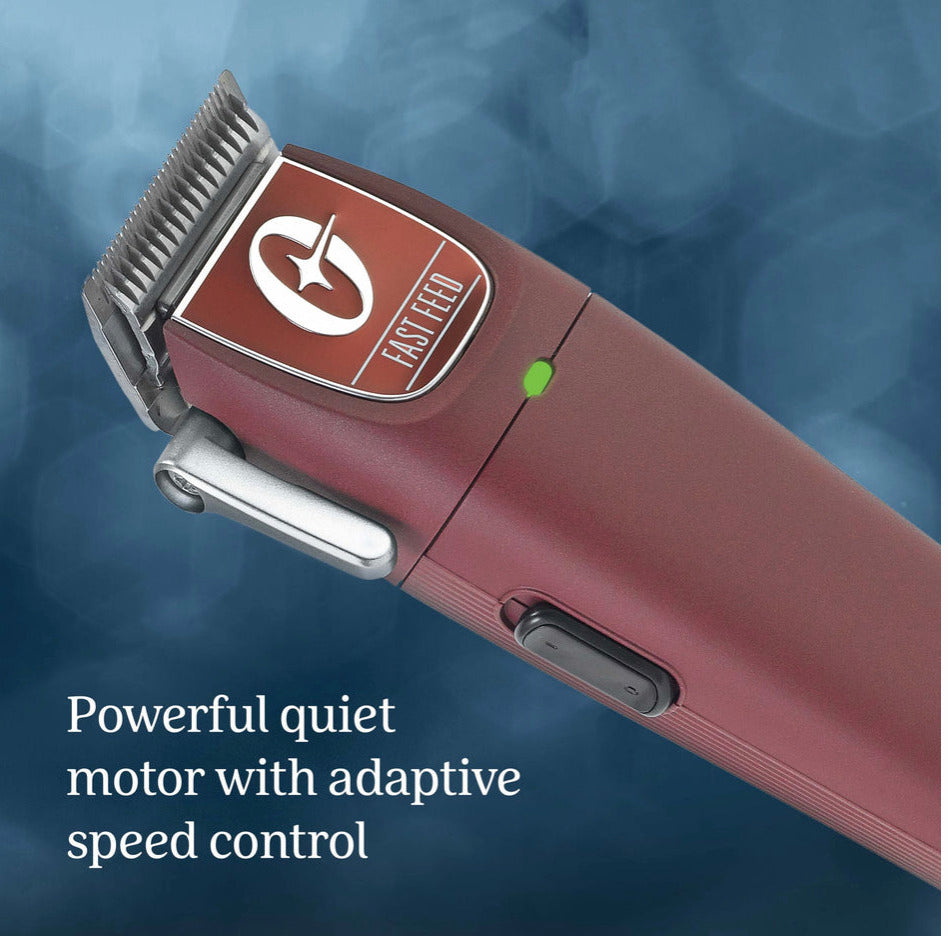 Oster Fast Feed Cordless Clipper – Red