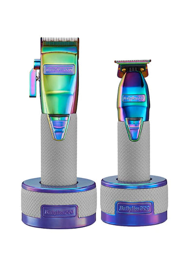 BaBylissPRO ChameleonFX Boost+ Lithium Clipper & Skeleton Trimmer w/ Charging Base Sets - Limited Edition..