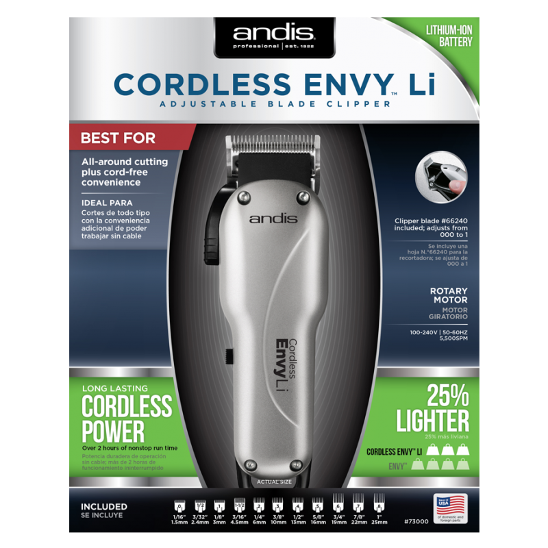 ANDIS CORDLESS ENVY LI CLIPPER