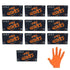 L3VEL3 Professional Nitrile Gloves Orange - 100 Pack