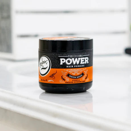 Rolda - Power Hair Pomade | Water Based Formula, High Hold, High Shine, Edge Control Gel, Flake-free, Alcohol-free, Residue-free