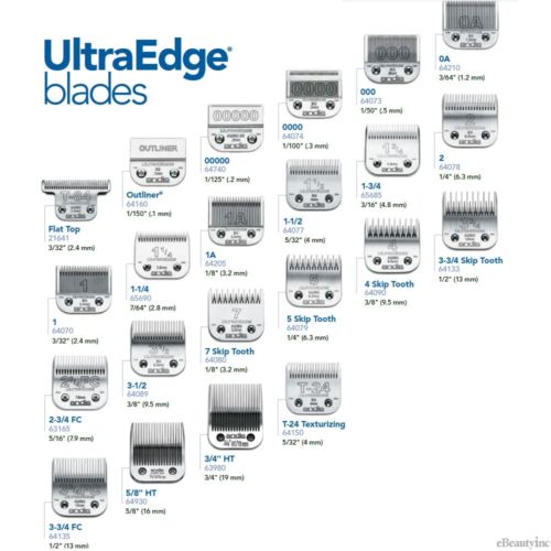 Andis Ultraedge Detachable Blades & Compatible With Oster – multiple sizes